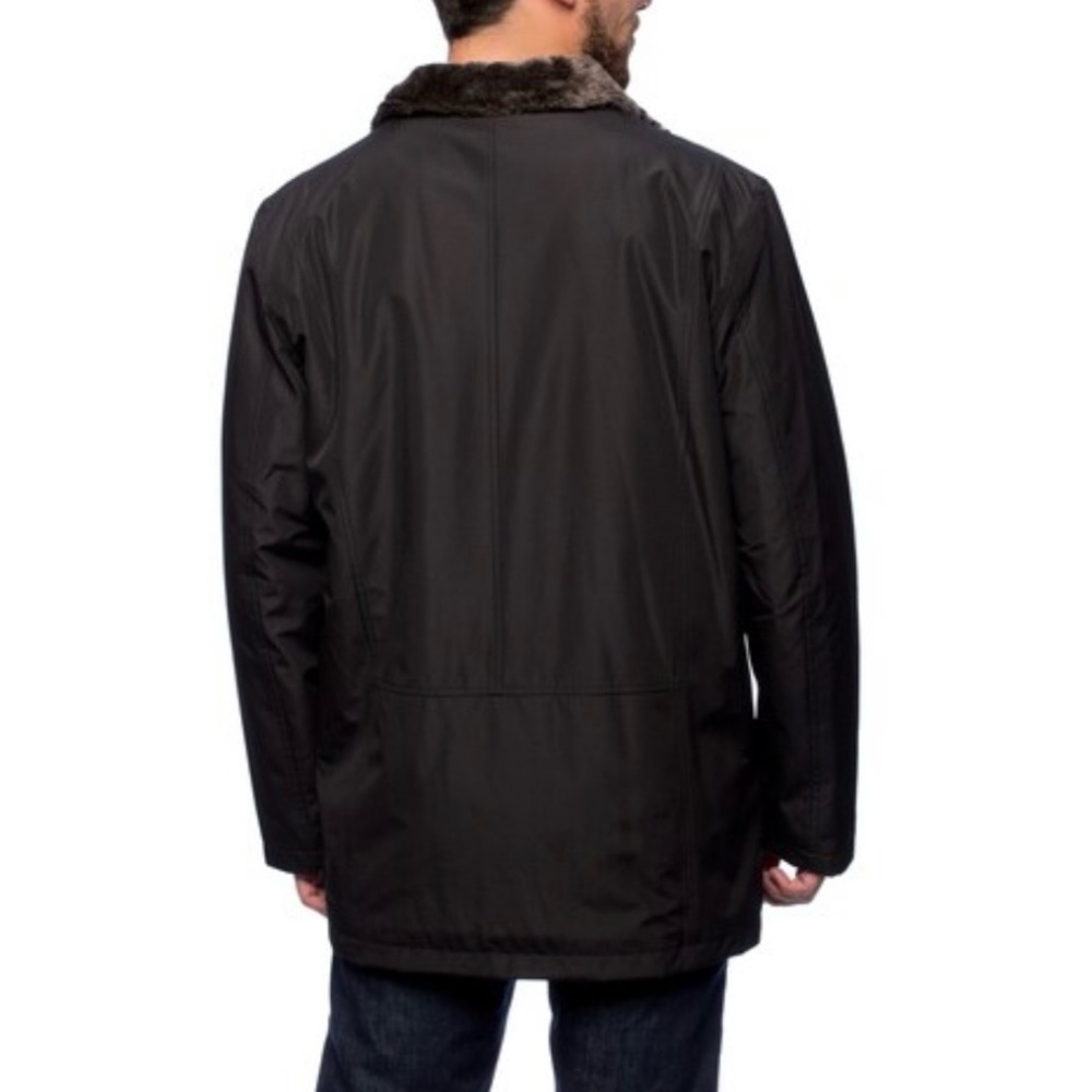 Cole Haan Signature Men's SMALL Jacket with Faux Fur Lining - Picture 3 of 13